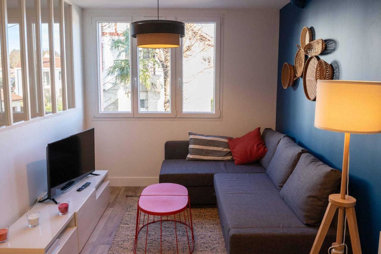 Goxoa - Appartement Au Calme, Centre Ville, Parking - Wifi Hendaye Kültér fotó